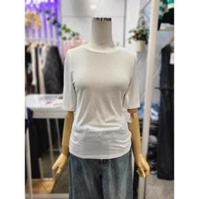 세이브존01 5부소매 심플 무지 라운드 티셔츠 912071 (S48352548)