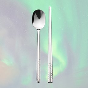 오로나 레이저 각인 유광 수저 5벌 세트