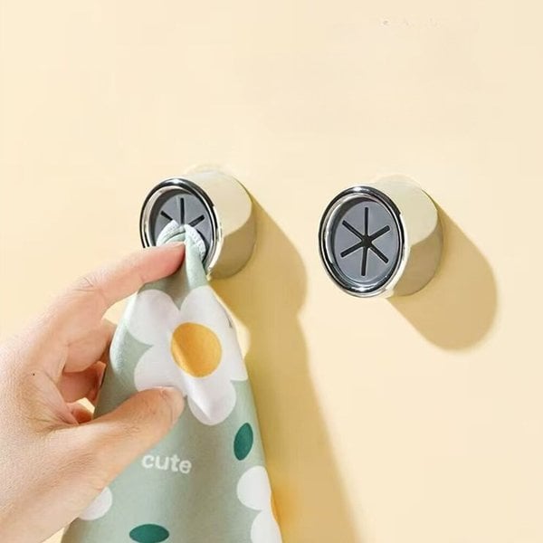 [토마]부착형 수건 행주 걸이 2개/무타공 수건걸이 욕실타올걸이 행주거치대(CN94)