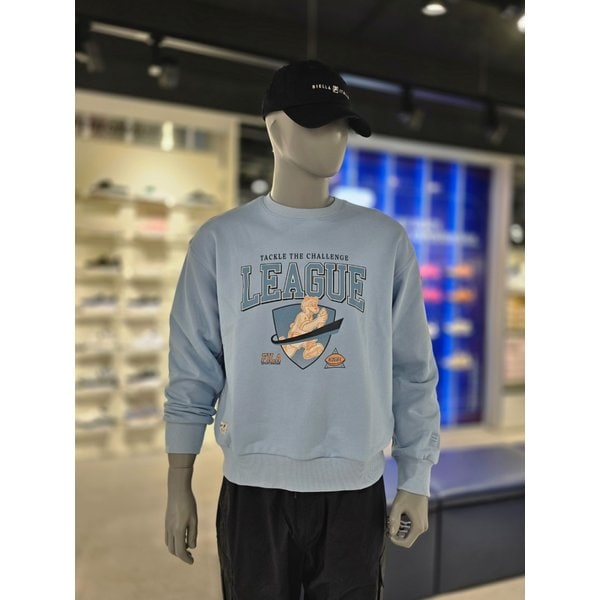 [파주점] 공용 LEAGUE 그래픽 맨투맨(FS2POH1108X-LBU)