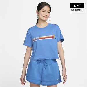 나이키 여성 나이키 스포츠웨어 크롭 티셔츠 HF4616-402