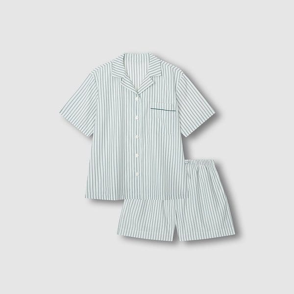 여 스트라이프 3부 파자마 세트 J2162010440CS