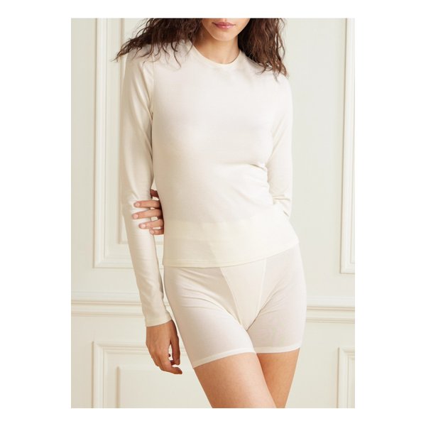 스킴스 롱 슬리브 티셔츠 마블 아이보리 46376663162939011