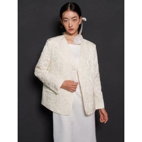 Bridal Jacquard Jacket_cream