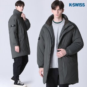 [케이스위스(K-SWISS)] 와펜 심볼 미드 덕다운 패딩 점퍼