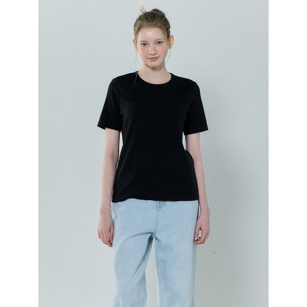 여성 모달 크루넥 레귤러핏 반팔 티셔츠 LATS0222