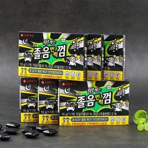 롯데껌 졸음번쩍껌 16g 11개 x 6