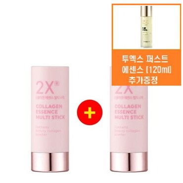 토니모리 (정품2개)투엑스알 콜라겐 링클 멀티 스틱+사은품/골드24k 스네일 크림 15ml 증정