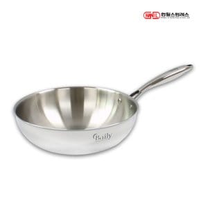 베일리 인덕션 웍 통5중 스텐304 궁중팬 28cm