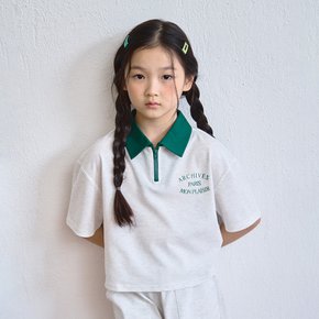 카라 반집업 반팔 IDSM2440B_7358