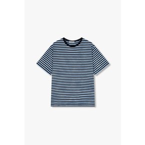 [HOMME] 스트라이프 숏 슬리브 티셔츠 (6625120001)