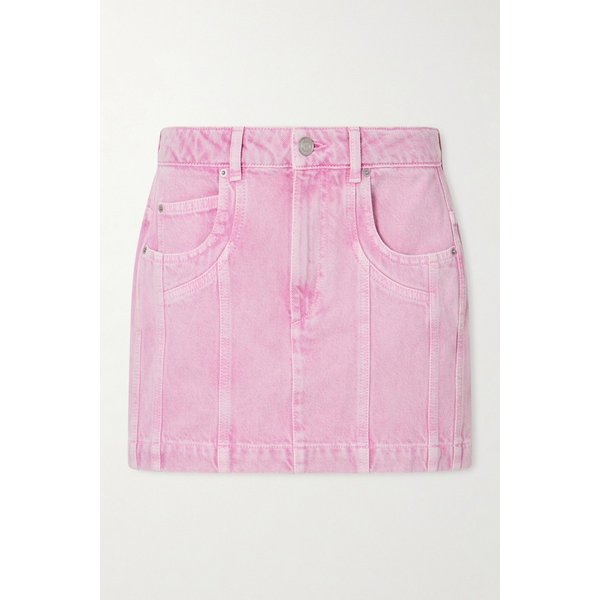 에뜨왈 후아나 패널 데님 미니 스커트 46376663162989563