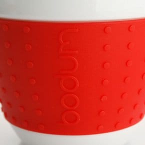 파비나 도자기컵(레드) 0.25L 2p