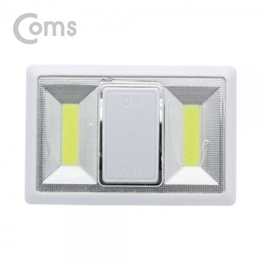 엠지솔루션 [BB514]  Coms 무선 LED 스위치 벽면등(Switch Light) 사각 / 8 LEDx2/듀얼