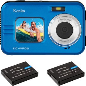 (Amazon.co.jp 켄코 KC-WP06 ST IP58 25.5 mm 2.7 163566 전용) 방수 컴팩트 카메라 2개 세트