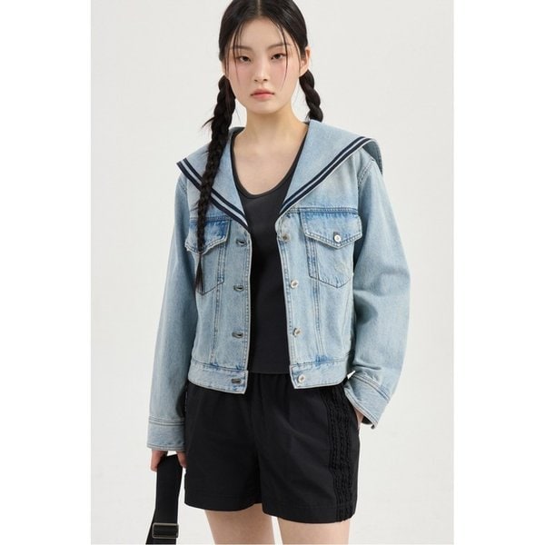 Back embroidery sleeveless top (dark grey) LFTAM26450GYD