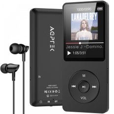 MP3 Bluetooth5.3 AGPTEK HIFI 16 GB SD FM A02ST 플레이어 워크맨 내장 카드 대응 40시간 장