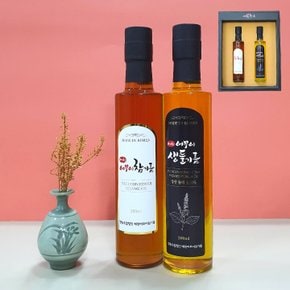 국산 예천어무이참기름 특선1호(참기름300ml + 생들기름300ml)