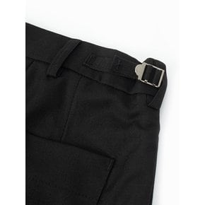 CTO deep tuck pants (black)