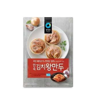 청정원 민속김치왕만두 770g