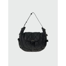 HIND Buckled Hobo Bag - Black