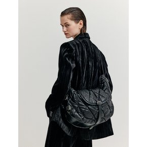 HIND Buckled Hobo Bag - Black