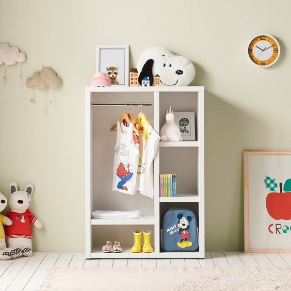 자녀방 어린이 행거 옷장 84cm P00000II (착불)