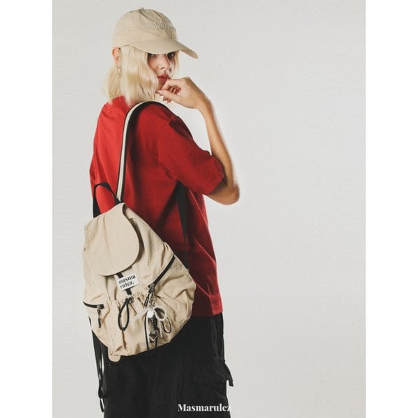 mini ver. flap backpack _ Beige