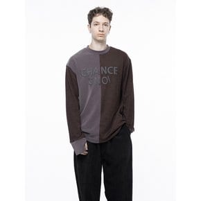 S`noi Reverse Slev Crew-neck Sweat - Brown /M243MT01BR