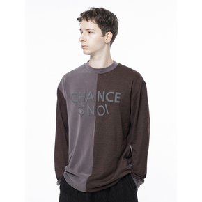 S`noi Reverse Slev Crew-neck Sweat - Brown /M243MT01BR