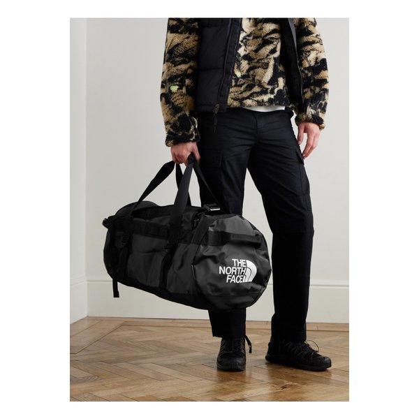 베이스 캠프 미디엄 로고 프린트 리사이클 셸 더플 백 46376663162925062