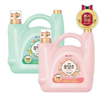 엘지생활건강 샤프란 꽃담초 부케가르니 섬유유연제 5.5L (연꽃/화이트로즈 택1)