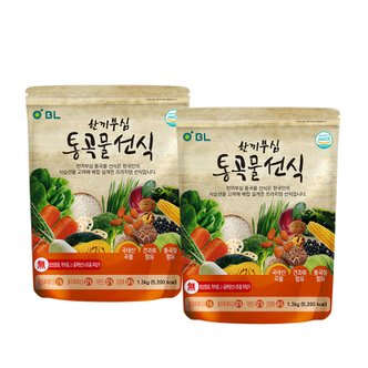 보의당 비엘 한끼부심 통곡물 선식 1.3kg, 2개/국내산통곡물/보틀증정