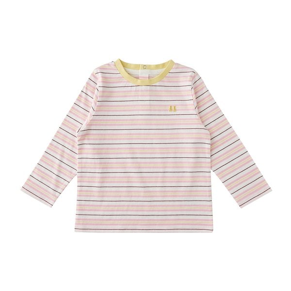 [여주점] [오프라벨 여주점] 밍크뮤 (PK) 멀티스트라이프티셔츠 (35114-330-02)