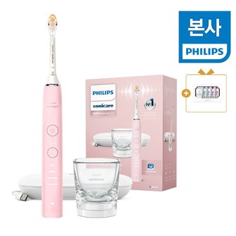 소닉케어 [치약 증정]PHILIPS 필립스 소닉케어 다이아몬드클린 핑크 HX9914/76