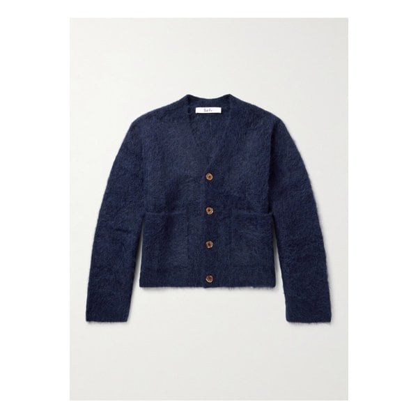 세퍼 리 알파카 혼방 가디건 블루 46376663162877971