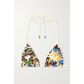 ALEMAIS 알레마이스 모로크 프린트 트라이앵글 비키니 탑 46376663162993887