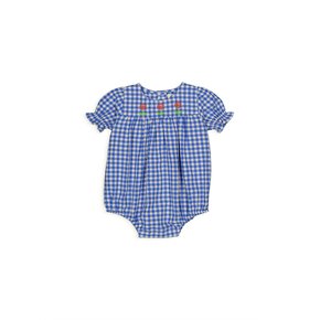 [공식스토어] 베이비 루엣 롬퍼 깅엄 블루 SS25-LUCRGBL