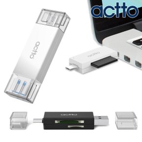 C타입 멀티 OTG USB 카드리더기 블랙박스 SD카드 메모리 리더기 OTG-10