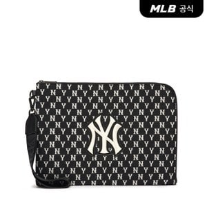 MLB [코리아공식]클래식 모노그램 자카드 디지털 디바이스 파우치 M NY (Black)