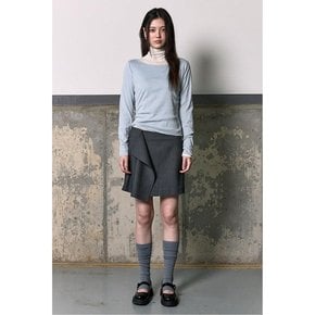 [Soft Rib+] Boat Neck TShirts  Sky Blue (KE6140M05Q)