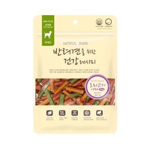 건강레시피 반려견 간식, 오리고기+야채 300g