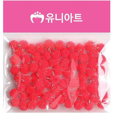 제이큐 빨강 생활모음 아트 반짝이 10mm X ( 5매입 )