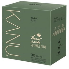 맥심 카누 디카페인 라떼 13.5g 30개입 1개 (30개)