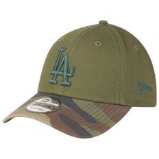 뉴에라 9Forty Strapback Cap - MLB Los Angeles Dodgers oliv camo