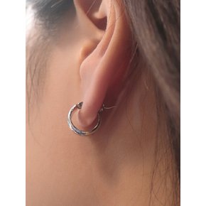 Round Line Hoop Earrings