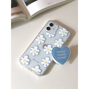 Blue flower case  (Jelly/Jelly hard case)