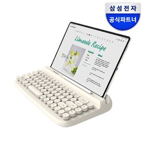 전자 삼성 멀티 페어링 무선 블루투스 레트로 키보드 태블릿 거치 SK-M1300E