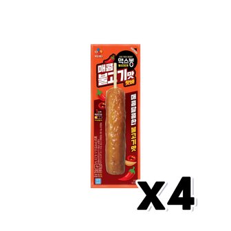  CJ 맥스봉매콤불고기맛핫바 소시지간식 65g x 4개