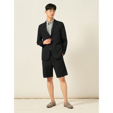 빈폴 경량 화섬 하프 팬츠 - 블랙 (BC5425C185)